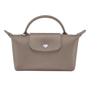 LONGCHAMP CITY POUCH TAUPE NEW